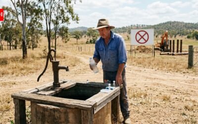 A Queensland farmer says his family’s 140-year-old well turned cloudy after neighbouring water tests; the council has rejected a bottling plant linked to a 96-million-litre annual groundwater licence﻿ | World News