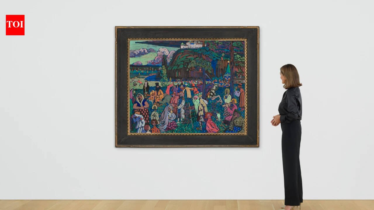 A Kandinsky masterpiece stolen by the Nazis in 1940 was returned to the heirs of its Jewish owners in 2023; the 1907 painting has now sold at auction for nearly $42 million