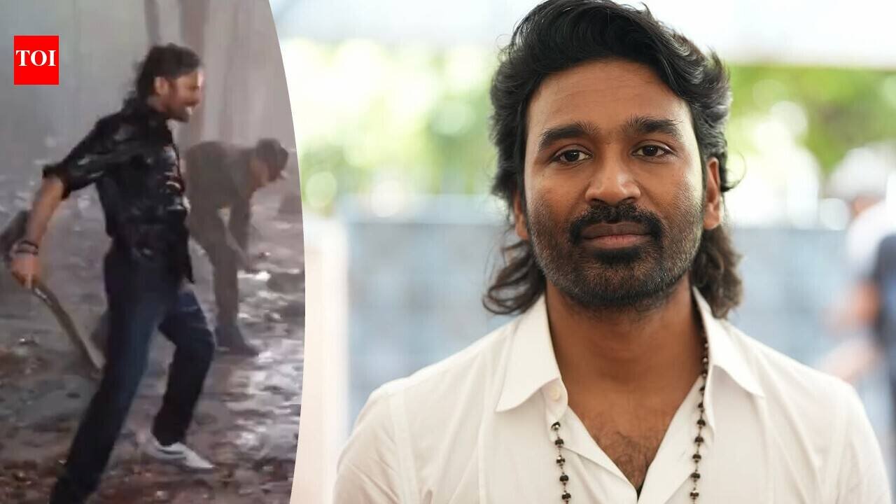 Dhanush injures his hand while shooting for intense axe fight sequence for ‘OM’ but continues to shoot until the scene is complete, wins praise for dedication- Watch VIRAL video |