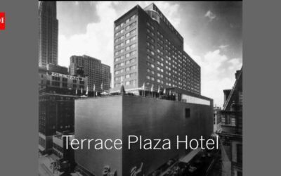 Cincinnati’s 1948 Terrace Plaza Hotel has sat vacant since 2008; after two years of asbestos and mold removal, a tax valuation fight is now threatening another attempt to redevelop the landmark