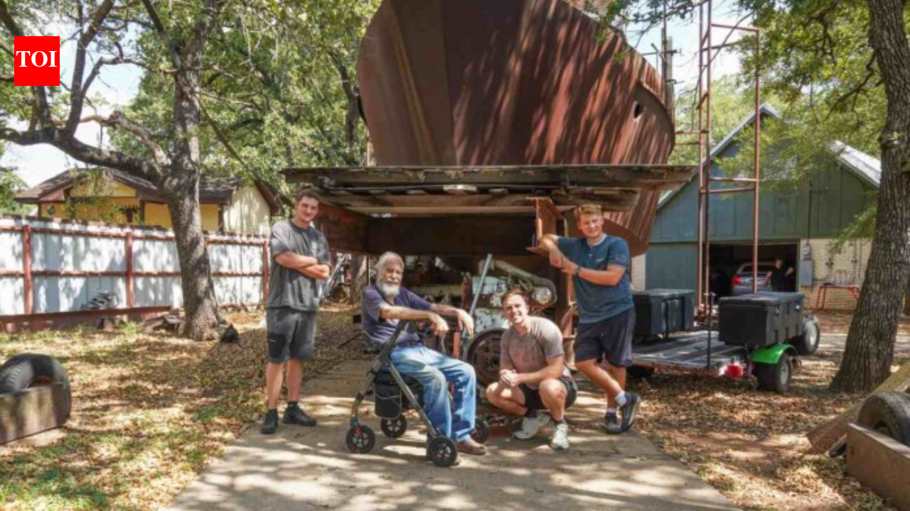 Since 1987, an 86-year-old Texas man named Dale has spent decades building a 62-foot boat in his yard; when three visitors discovered his dream, strangers helped raise money to finish and move it