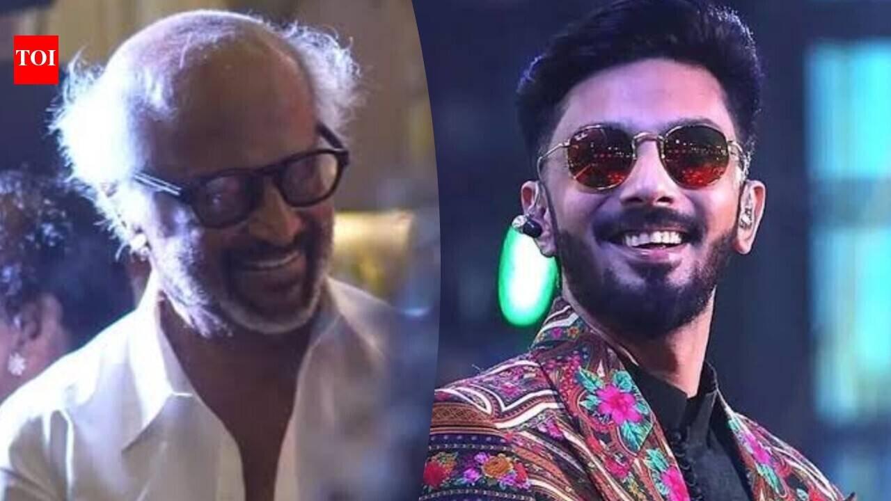 Rajinikanth, Sivakarthikeyan and Shalini attend Anirudh Ravichander’s Navaratri puja ahead of his November wedding with Kavya Maran | Tamil Movie News