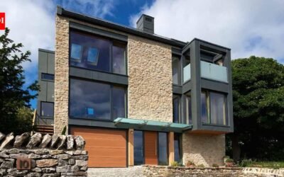 A Yorkshire couple built a four-bedroom home using straw bales and lime plaster; completed in 2018, the energy-conscious property is now listed for £2.75 million | World News