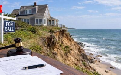 A Massachusetts buyer took a $3.85 million mortgage on a house sitting less than 14 feet from an eroding bluff; he demolished the property and went to court to challenge the loan | World News