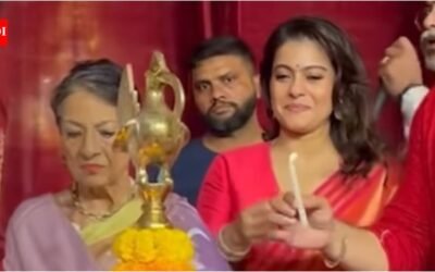 ‘Love, family chaos, and bhog’: Kajol shares glimpses of her Durga Puja celebrations with Jaya Bachchan, mom Tanuja, kids Nysa and Yug Devgn- video |