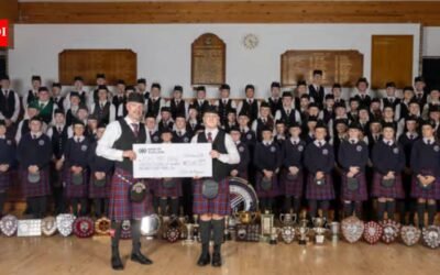 12-year-old Scottish bagpiper Elliot Wilson raised £19,000 after an alleged attack in Edinburgh; he donated the money to his school pipe band | World News