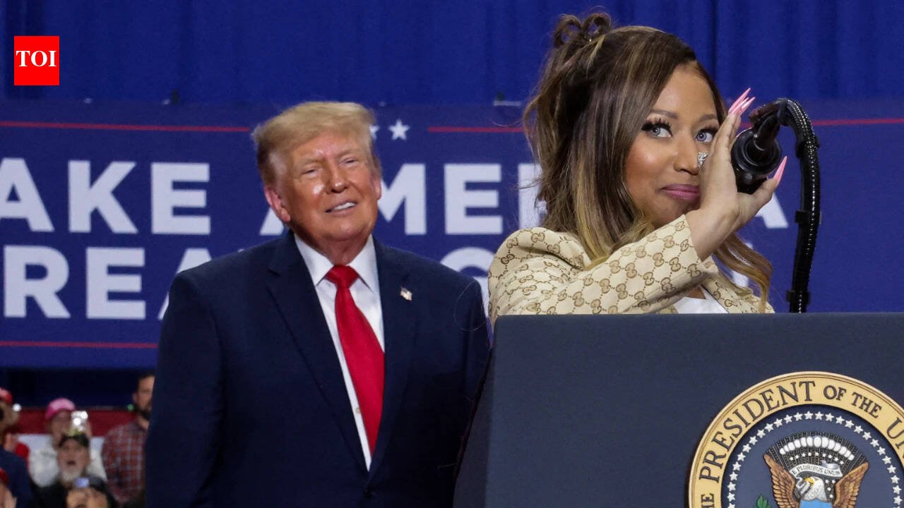 Nicki Minaj joins Donald Trump at Michigan rally; US President compliments rapper saying ‘she never looked more beautiful’ |