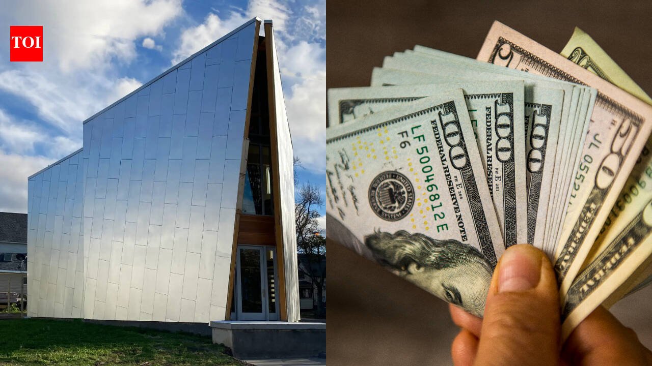 In 2020, an artist built Buffalo’s unusual Triangle House for about 0,000, complete with a glass elevator and solar panels; after first asking 0,000 in 2023, the home has returned to market for 9,000