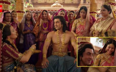 ‘Ramayana’ song ‘Mangal Rang’ sparks new row: Netizens question a scene, ‘Since when do brides watch the groom haldi ceremony?’ | Hindi Movie News