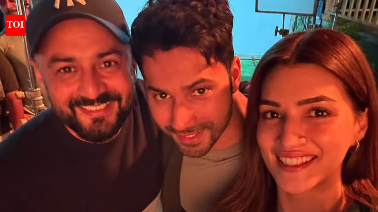 Kriti Sanon, Varun Dhawan and Amar Kaushik reunite in a howling Instagram clip, fuelling buzz around ‘Bhediya 2’: ‘An unexpected reunion that will get you obsessed’ |