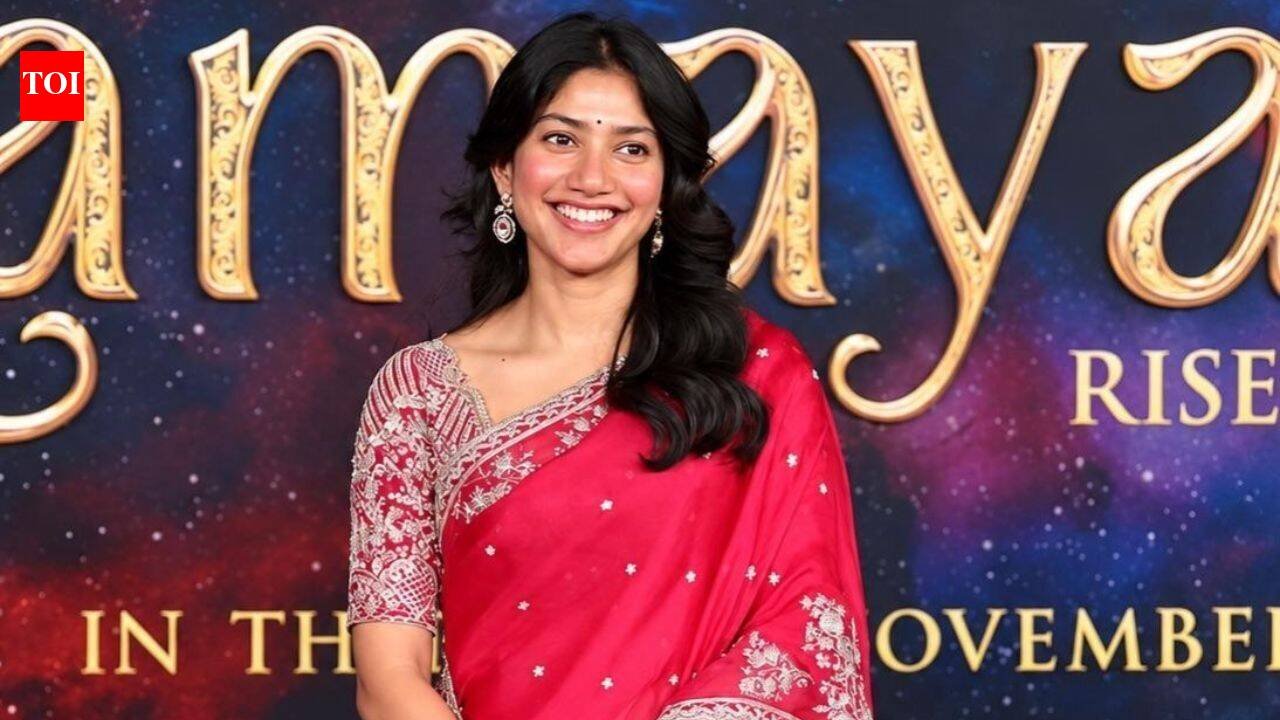 Sai Pallavi brings timeless elegance to ‘Ramayana’s Los Angeles premiere in a Rs 1.59 lakh hot pink organza saree ahead of November 5 release – Exclusive | Hindi Movie News