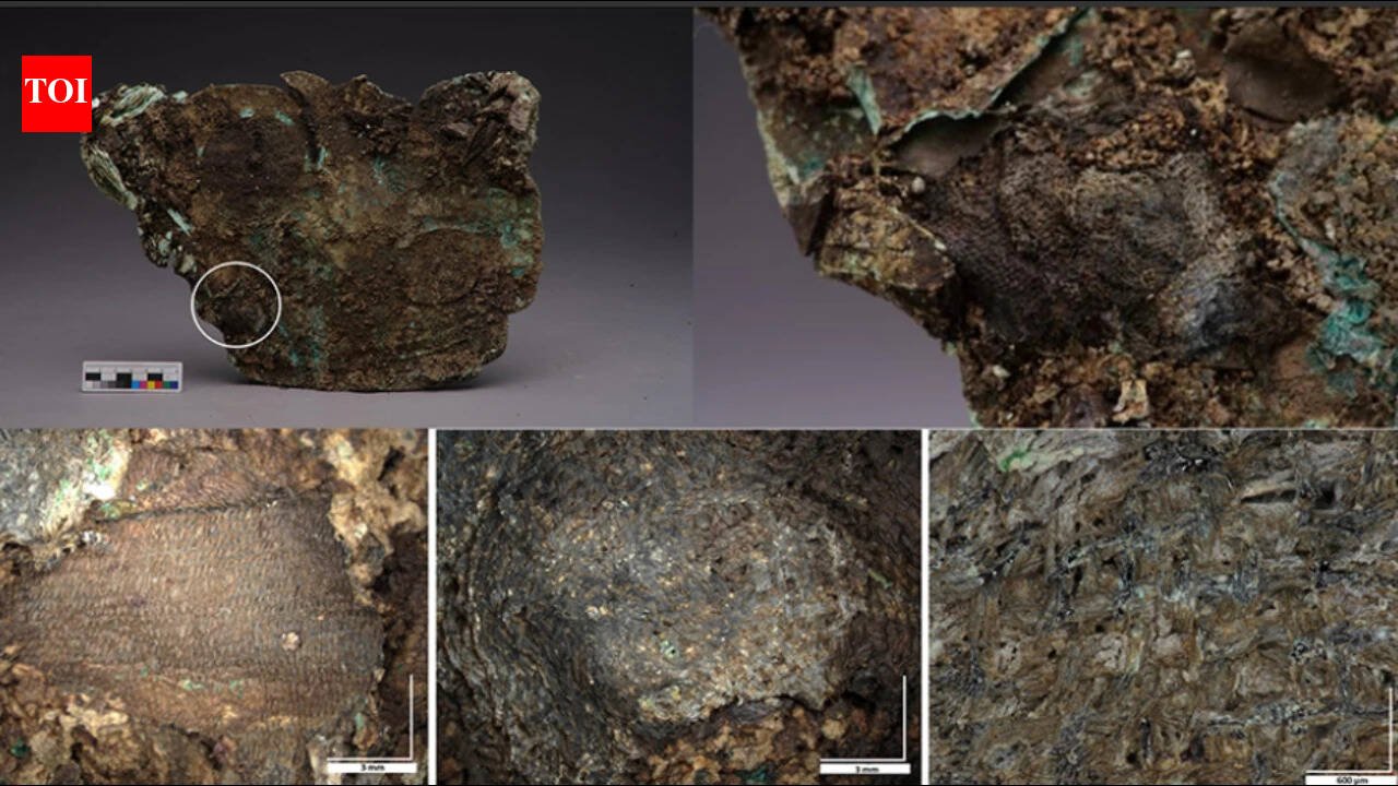 Scientists examining 3,000-year-old bronze masks and ritual treasures in China found silk traces on 101 objects, with microscopic fibres and red pigment revealing how ancient people wrapped and coloured sacred offerings