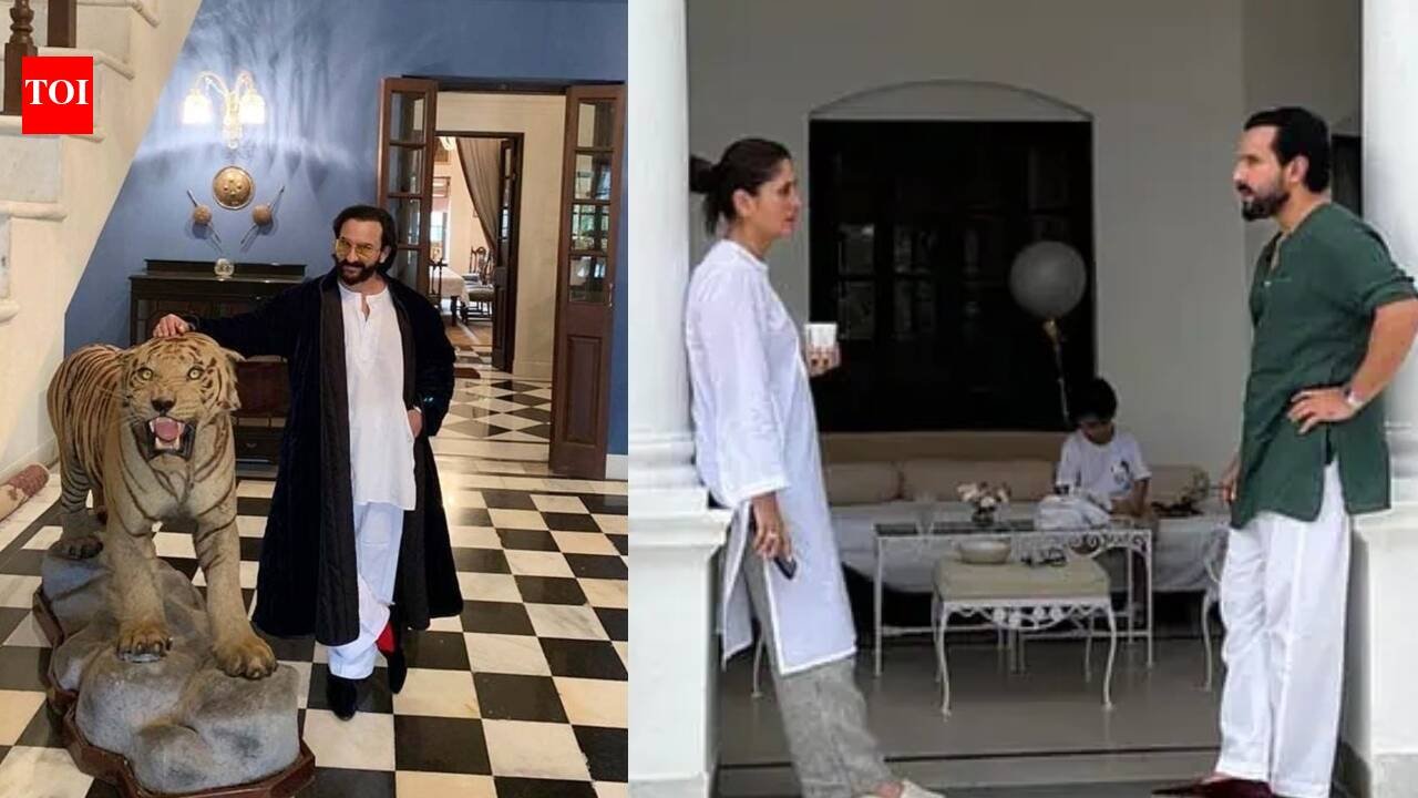 Saif Ali Khan House: Inside Saif Ali Khan’s Rs 800 crore Pataudi Palace: 150 rooms, grand verandas, Venetian chandeliers and more | Hindi Movie News