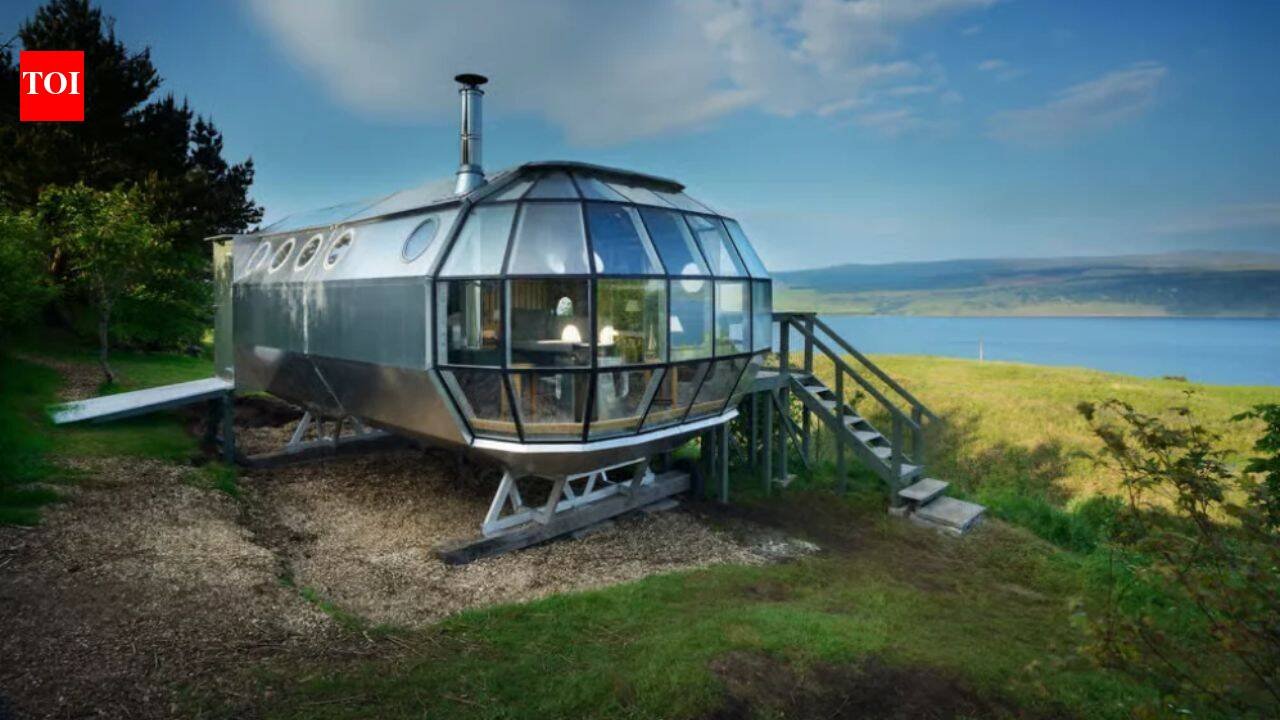 A silver airship-shaped cabin became one of Scotland’s most unusual holiday rentals; now AirShip 002 and two neighbouring retreats, a business grossing around £100,000 a year, are listed for over £750,000