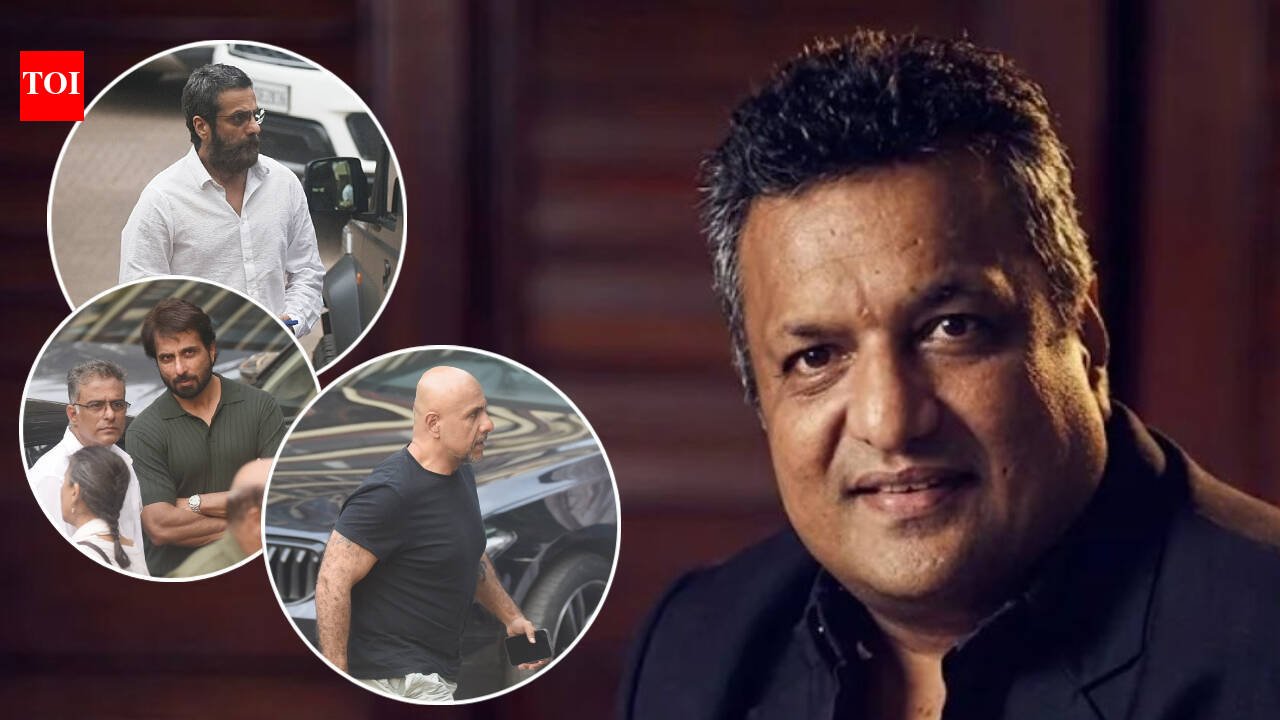 Sanjay Gupta passes away: Fardeen Khan, Vishal Dadlani, Mukesh Chhabra, Sonu Sood, and more arrive at late filmmaker’s residence to pay last respects | Hindi Movie News