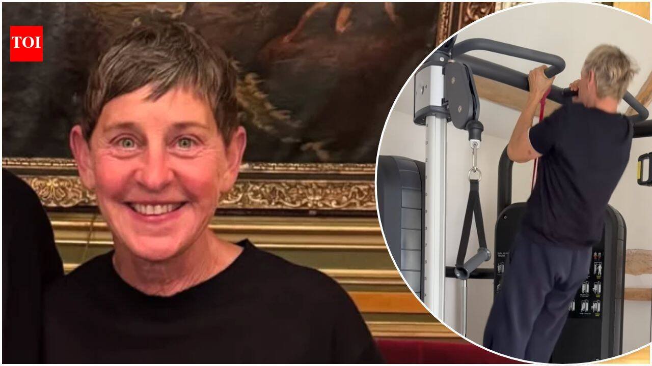 Ellen DeGeneres, 68, attempts pull-ups in new workout video: ‘Trust me, it’s hard’ |