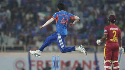 149.5kmph thunderbolt! Mayank Yadav leaves West Indies reeling after India’s record T20I total in Ranchi | Cricket News